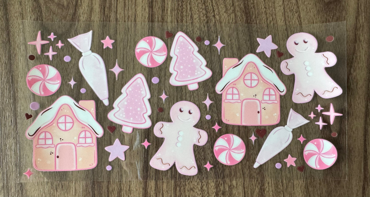 Pink Gingerbread Cup Wrap