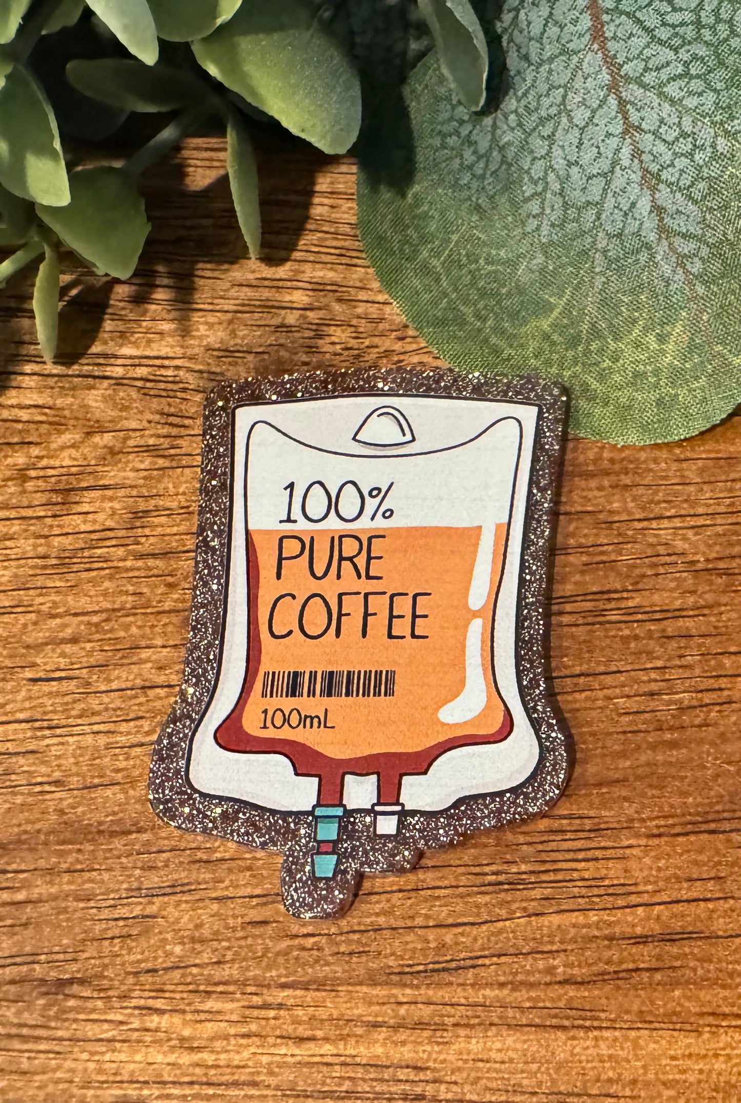 100% Pure Coffee Acrylic