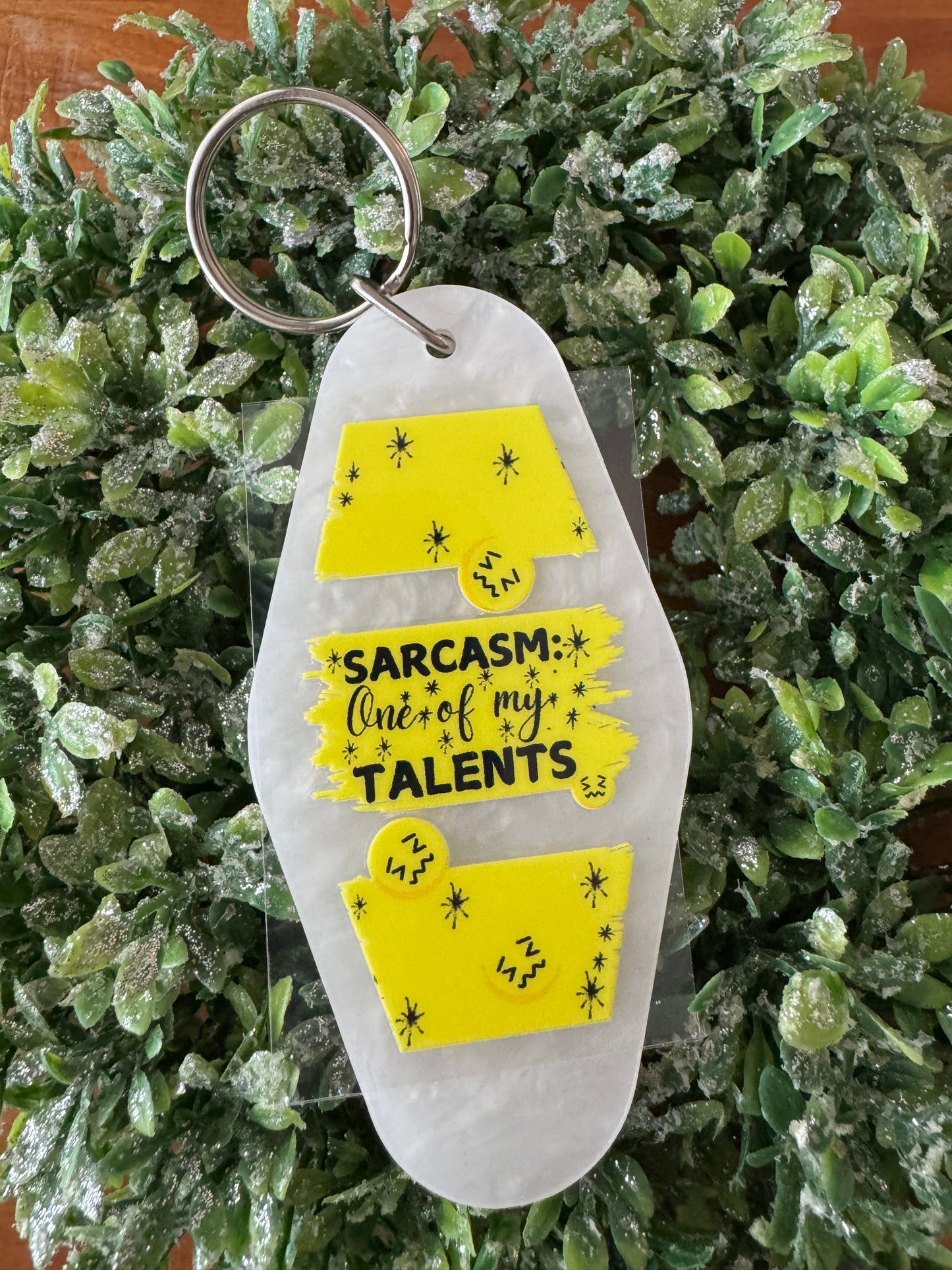 Sarcasm Talent Keychain Decal