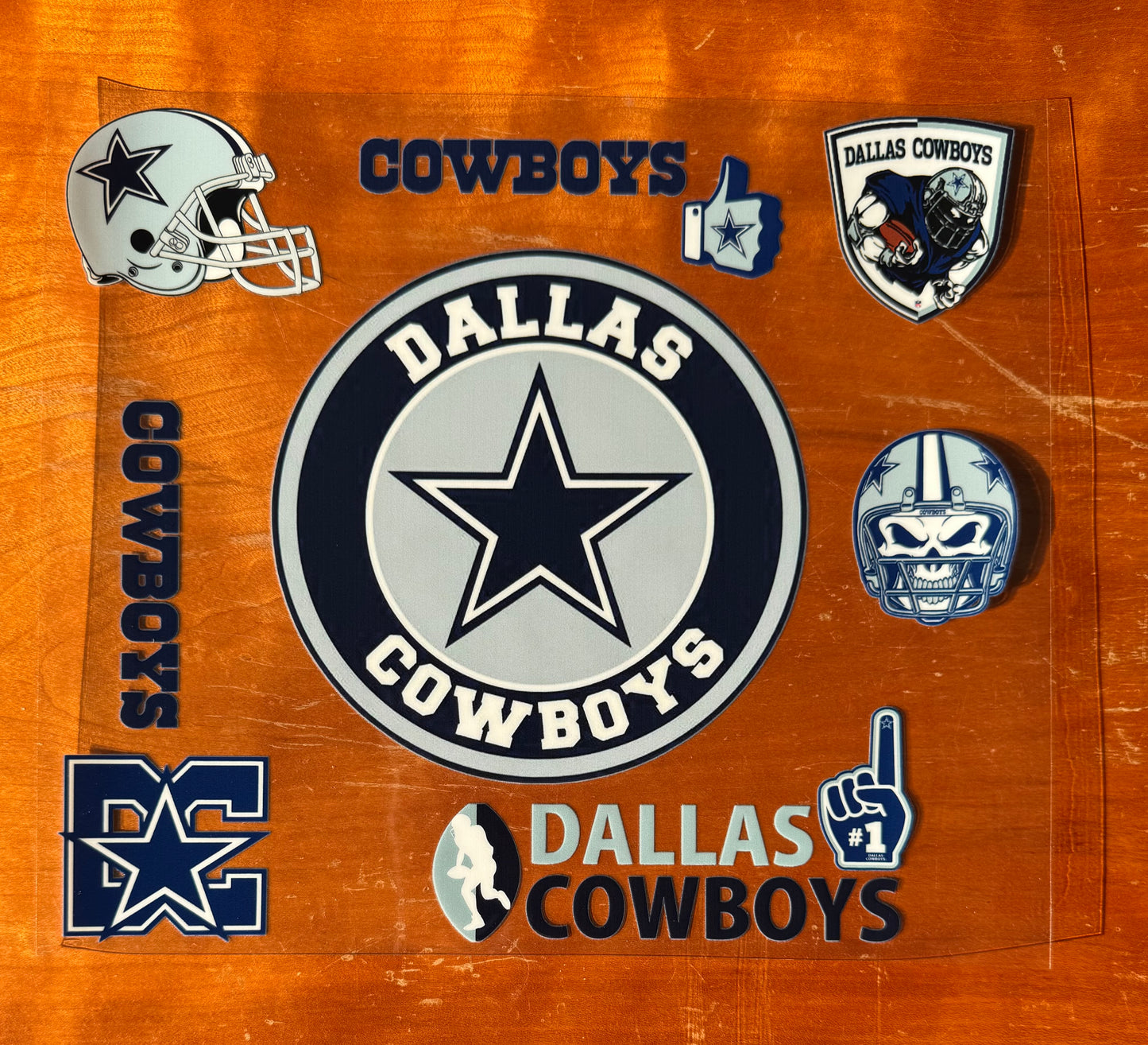 Texas Football Circle Cup Wrap