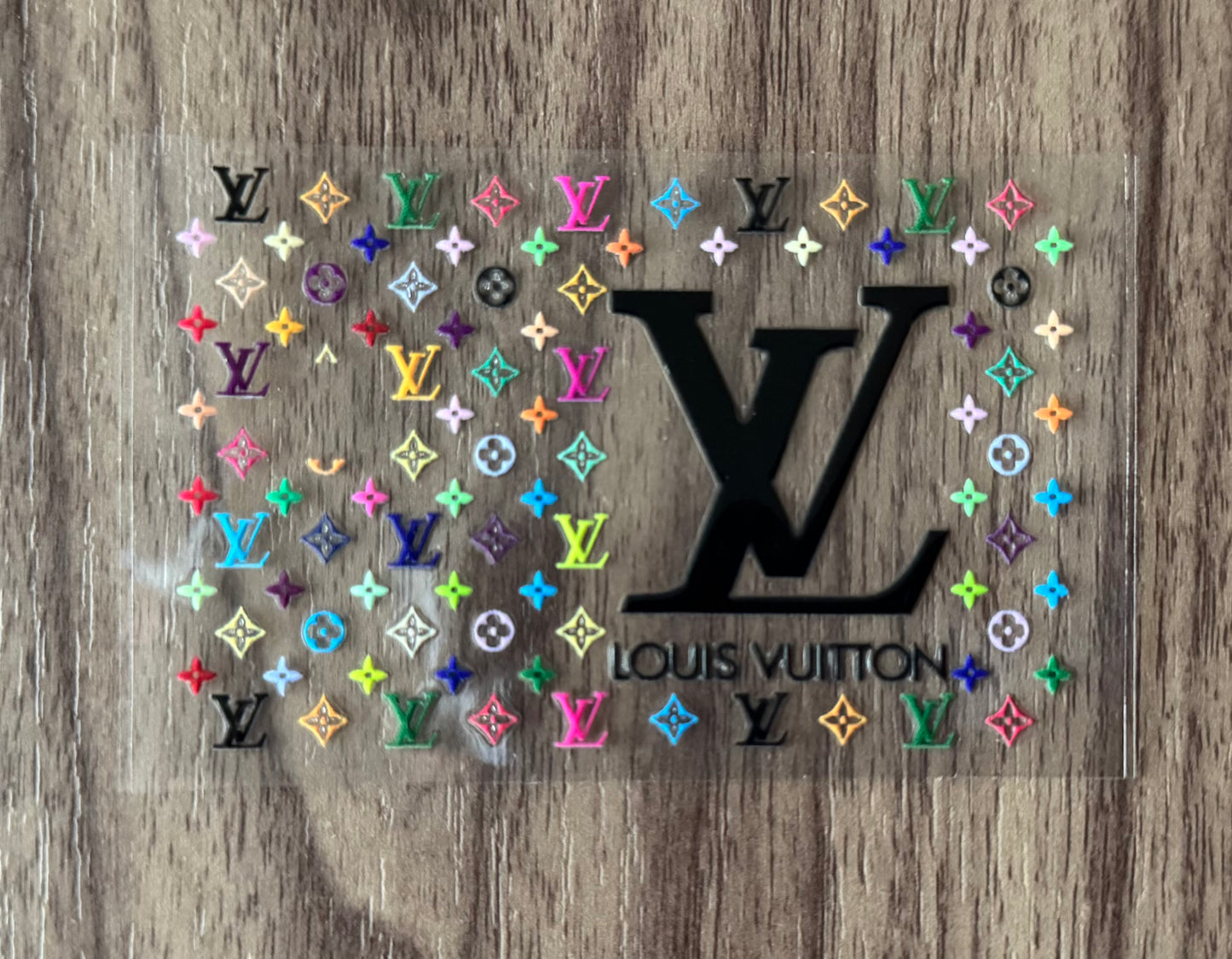 Colorful Loo Boujee Card Wrap