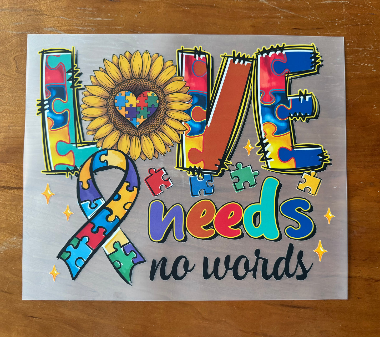 Love Needs No Words Transfer