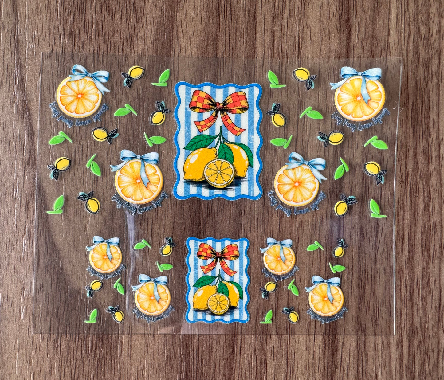 Summertime Lemons Mini Wrap