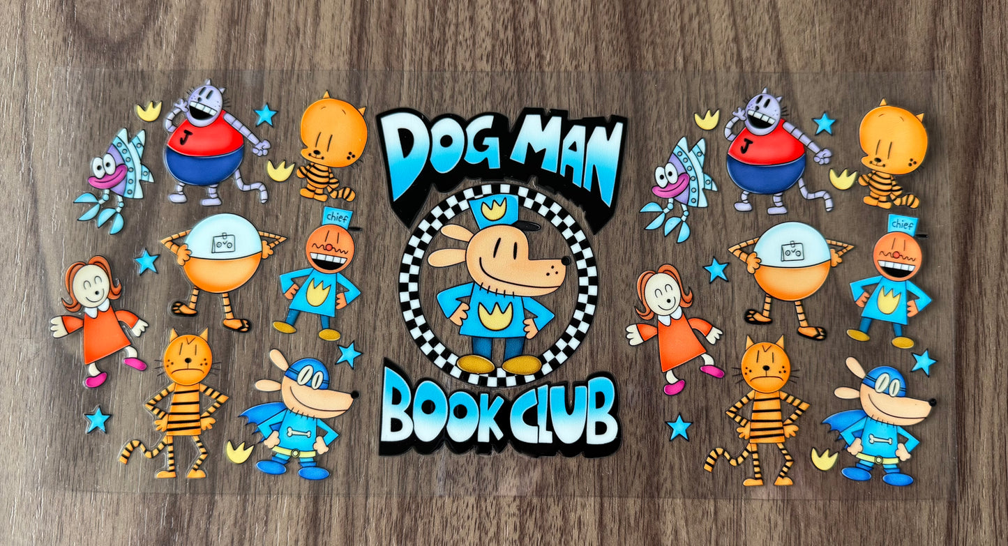 Dog Hero Book Club Cup Wrap