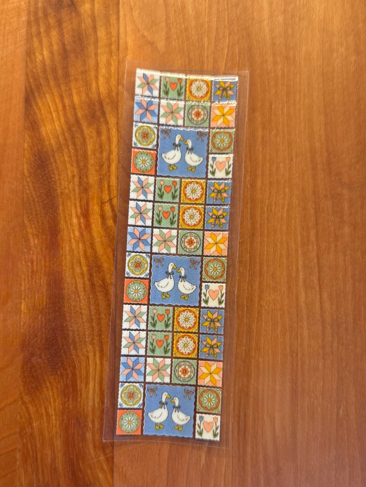 Vintage Quilted Pen Wrap