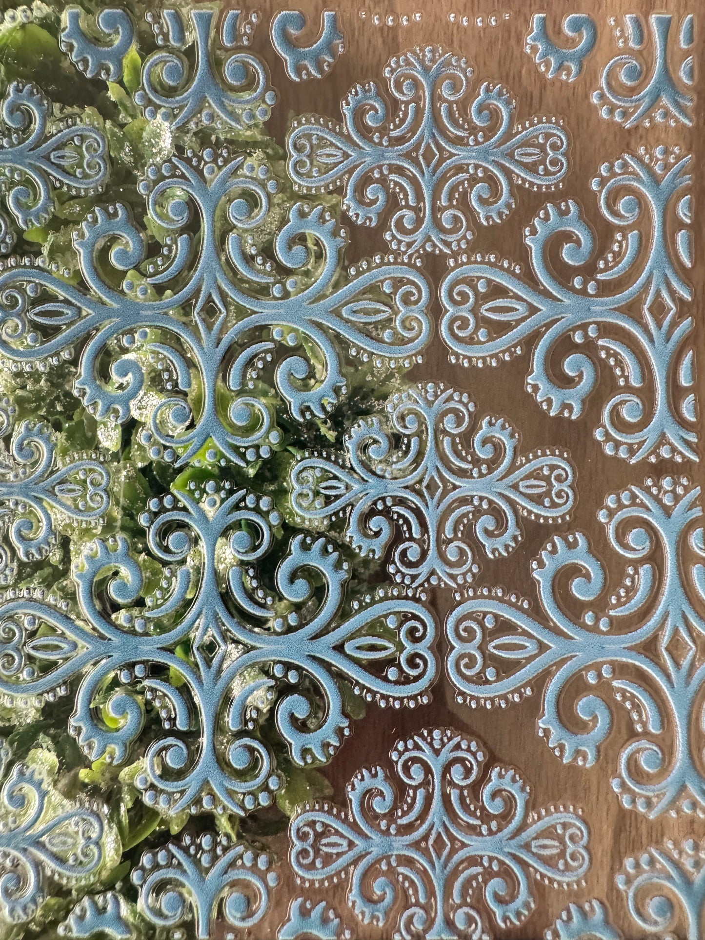 Blue Classic Swirl Design Cup Wrap