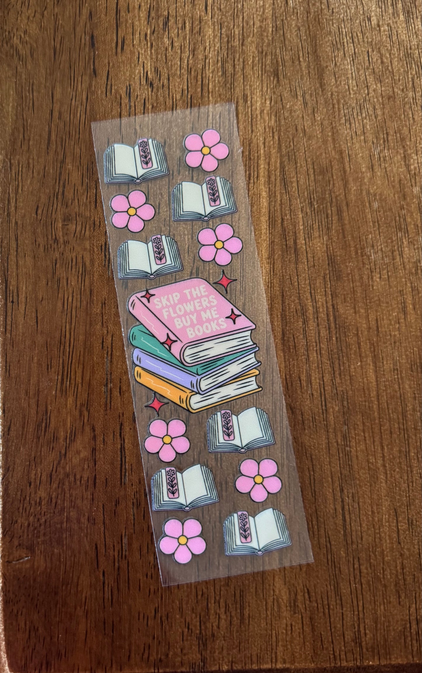 Skip Flowers Buy Books Pen Wrap