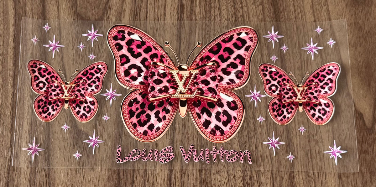 Pink Loo Boujee Butterfly Cup Wrap