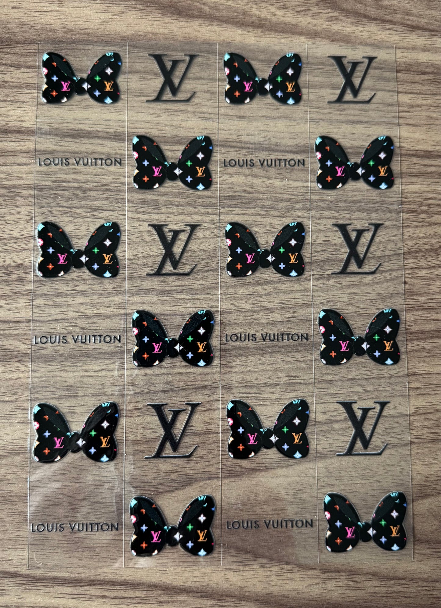 Colorful Loo Boujee Bows Sheet