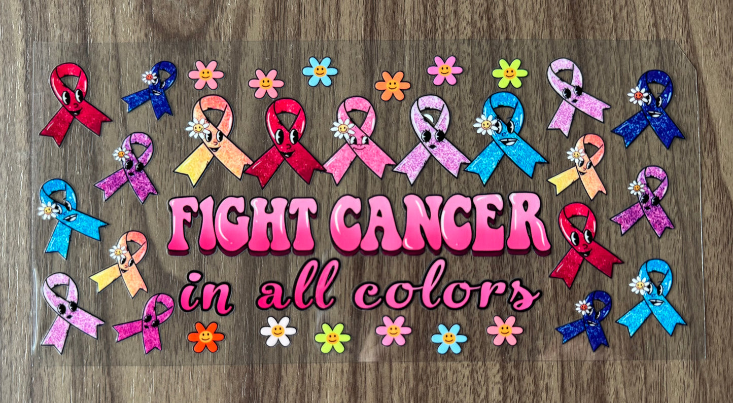 Fight Cancer All Colors Cup Wrap