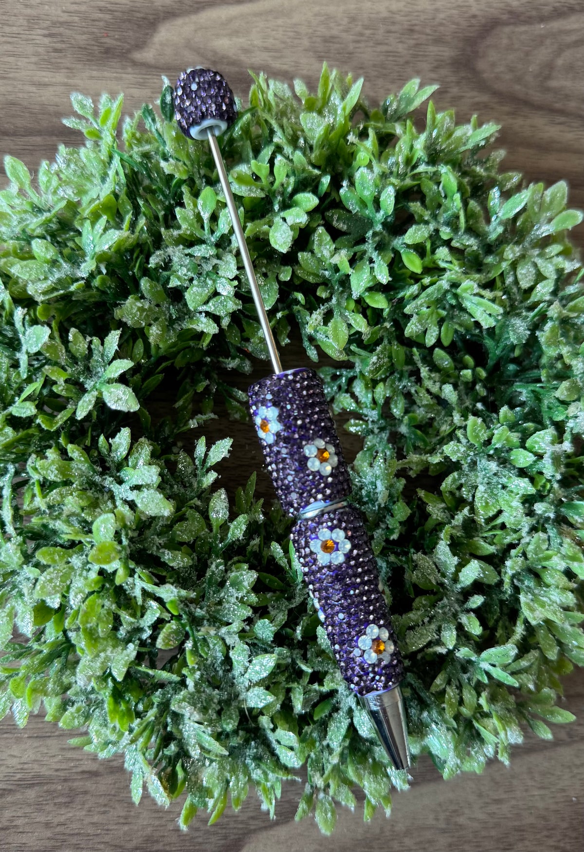 Purple Flowery Fancy Pen
