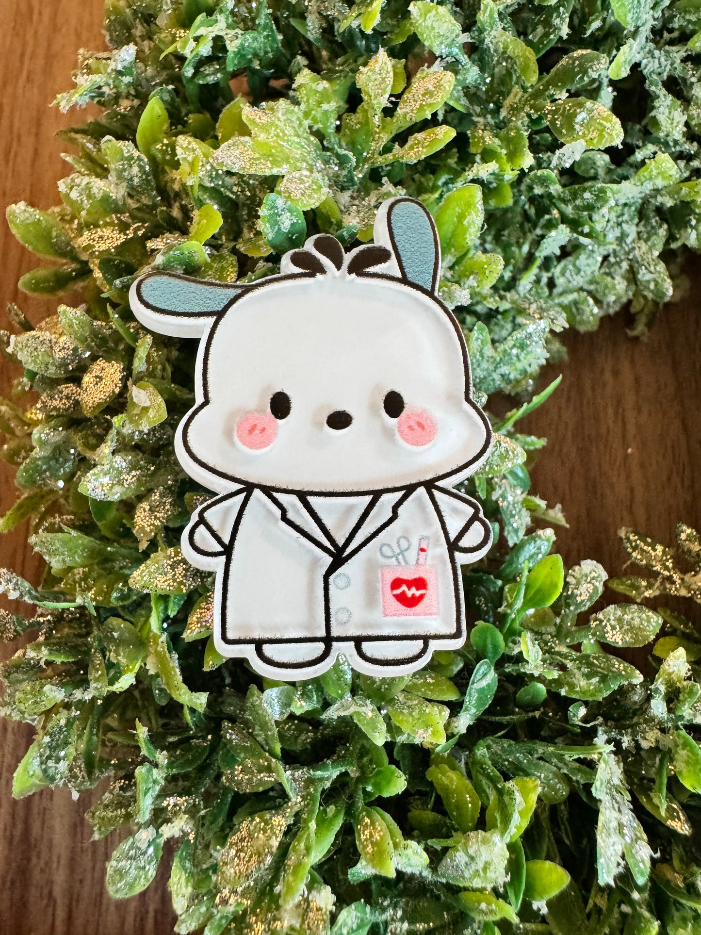 White Kawaii Doctor Acrylic