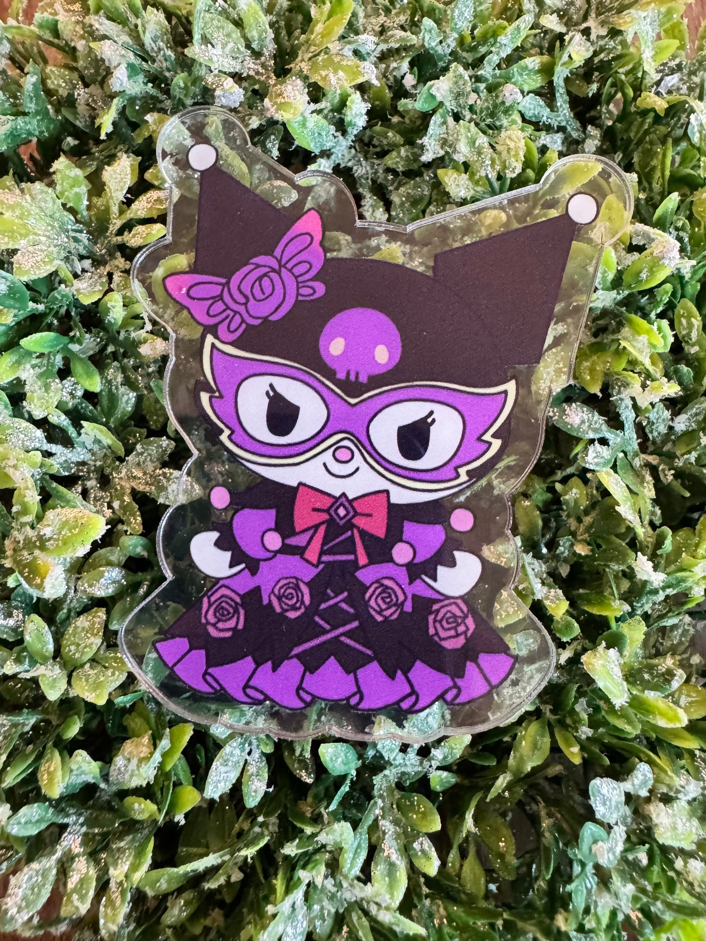 Purple Kawaii Masquerade Acrylic