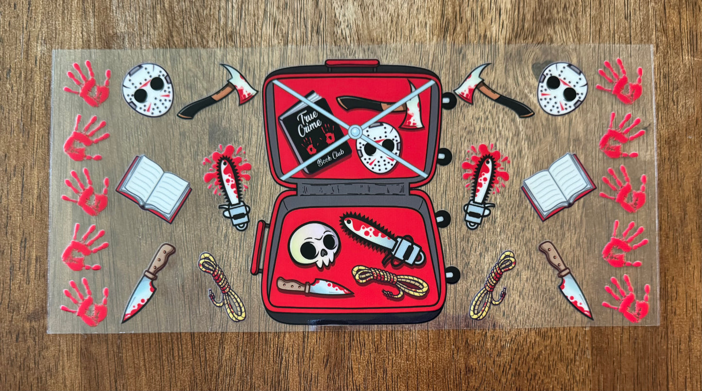 Crime Suitcase Cup Wrap