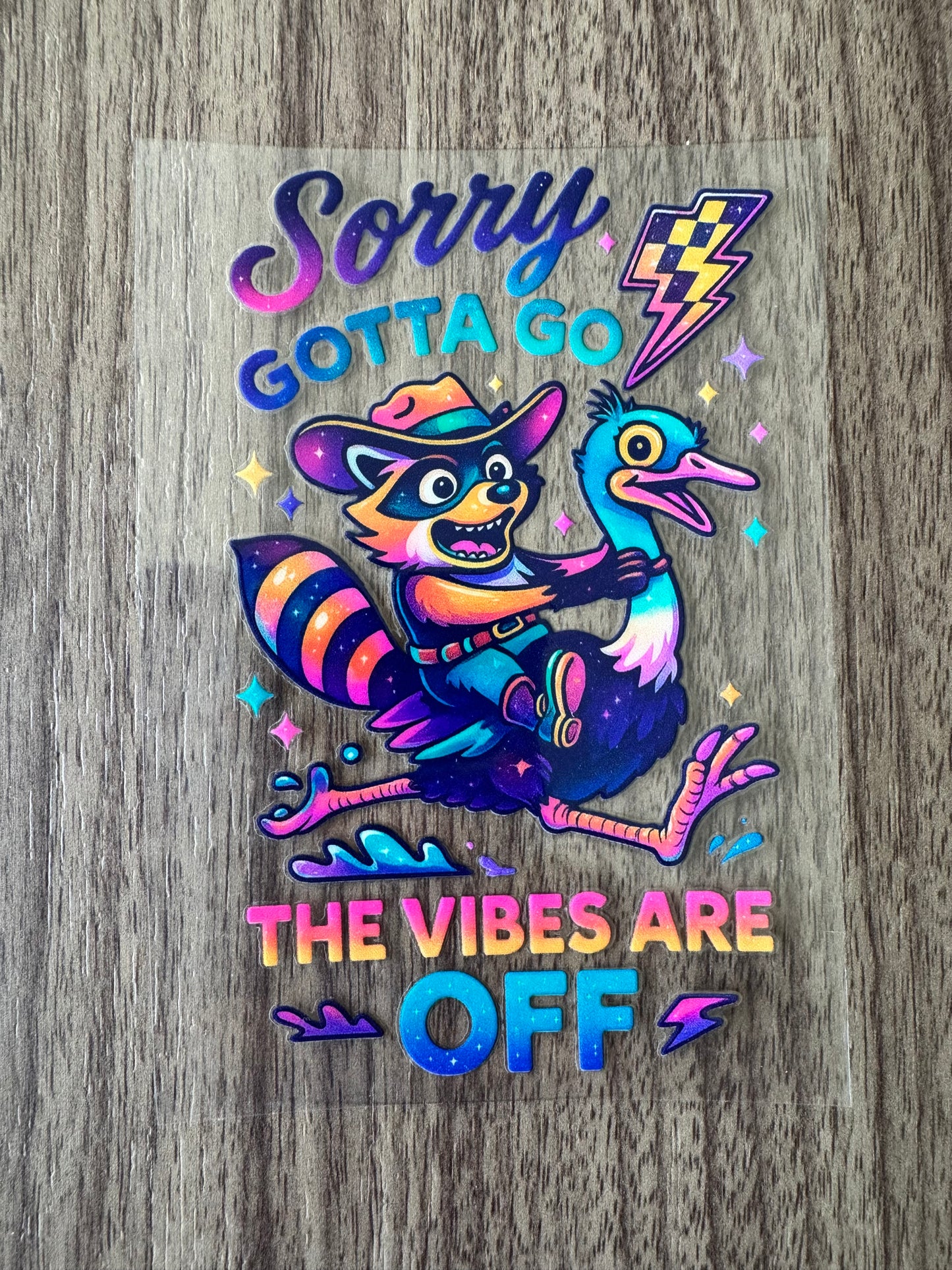 Vibes Are Off Decal