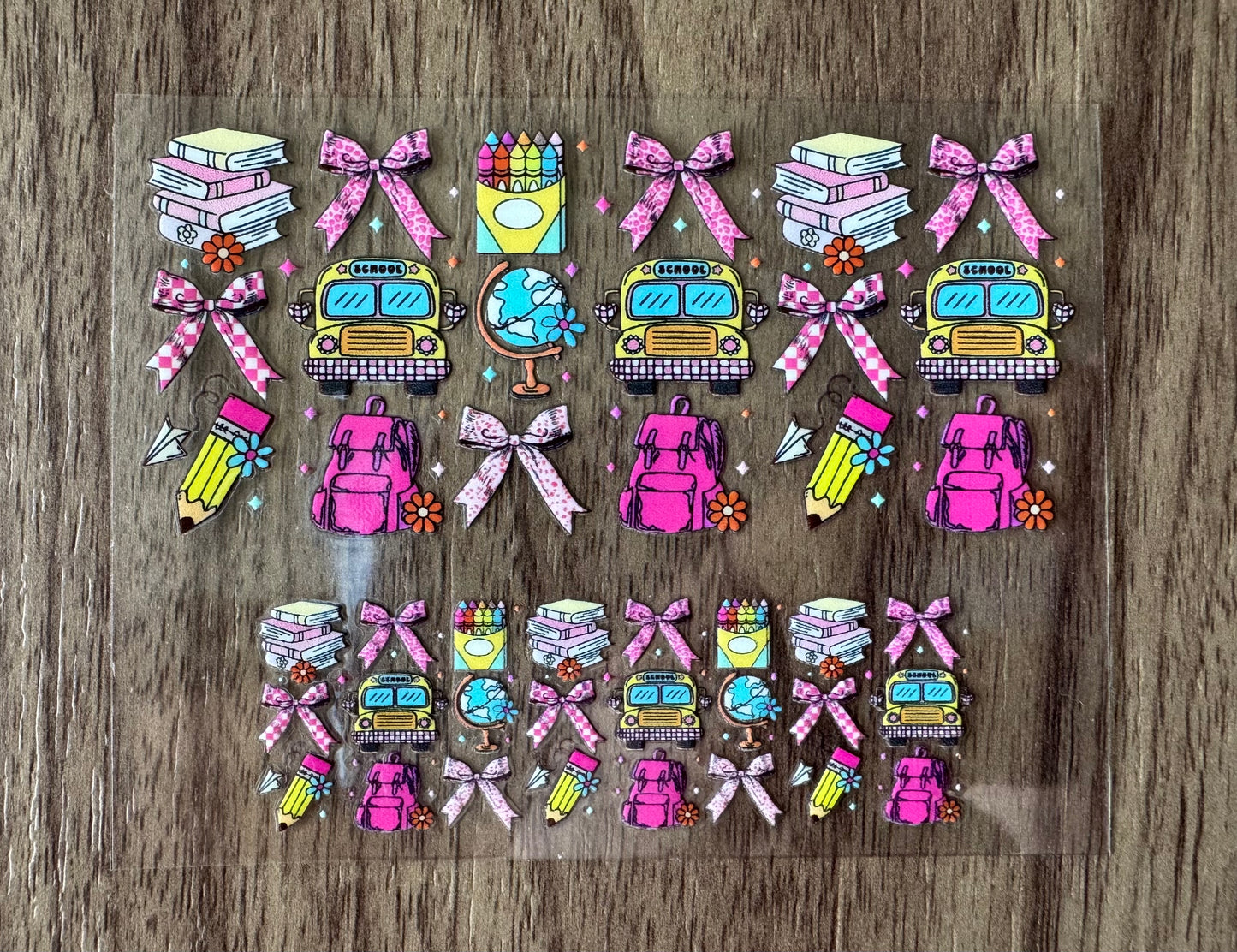 School & Bows Mini Wrap