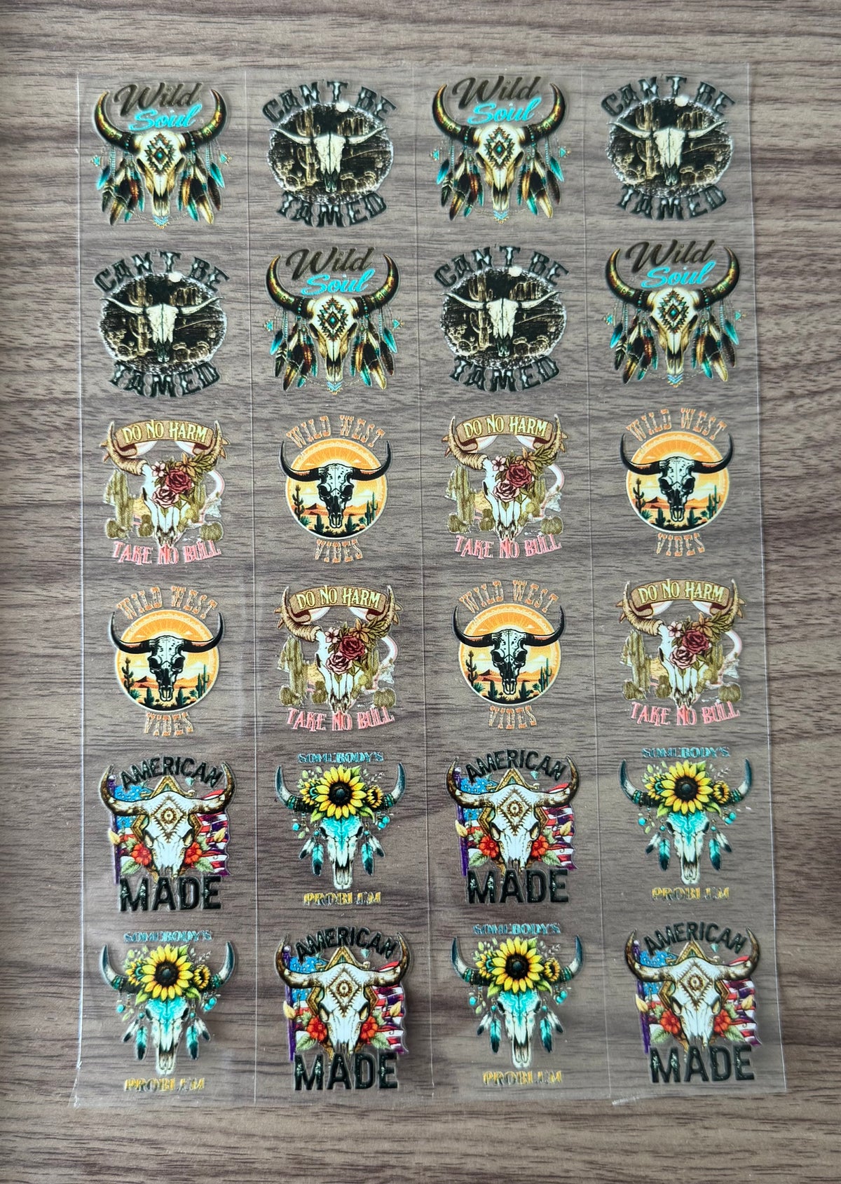 Western Bulls Sheet