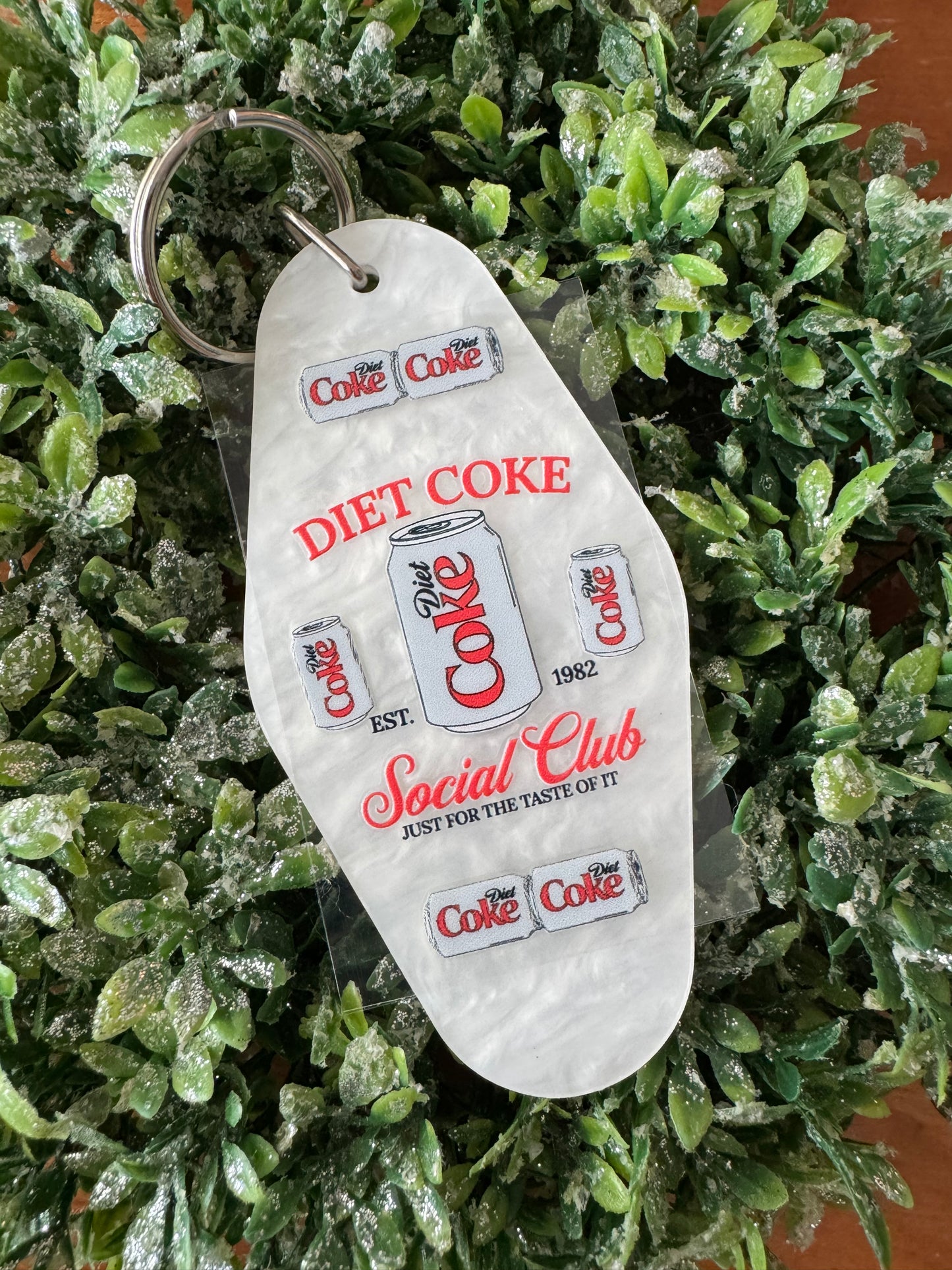 Diet Soda Keychain Decal