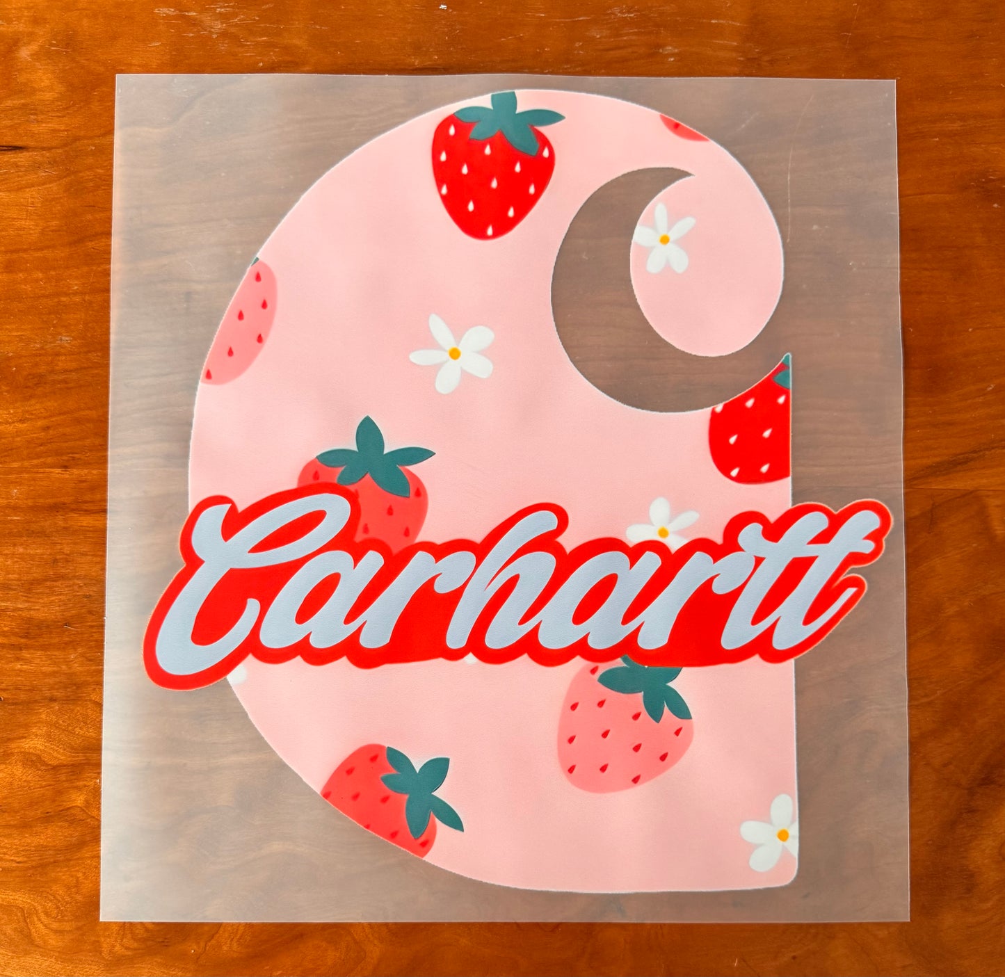 Strawberry Cow Brand Transfer