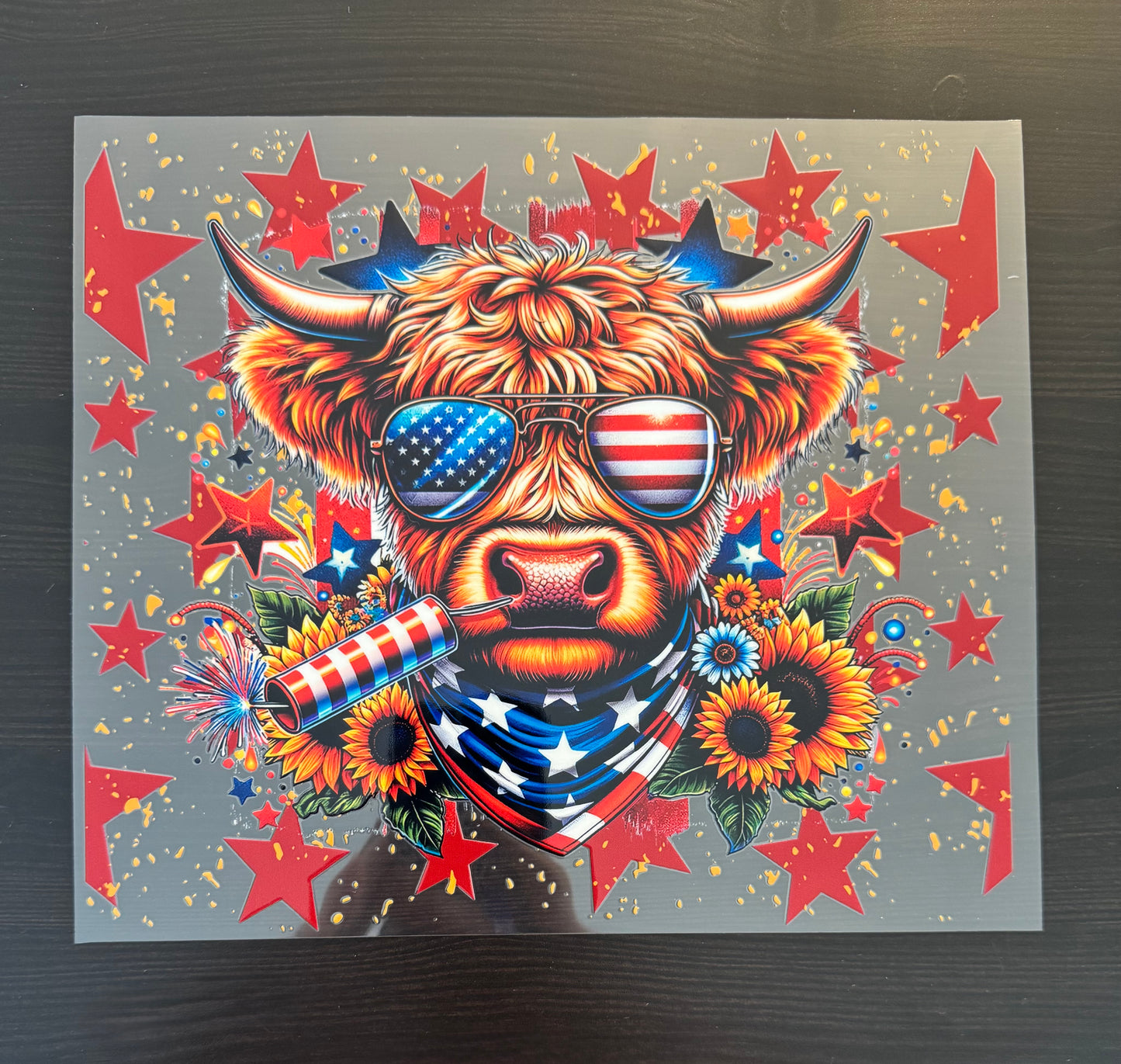 American Cow Cup Wrap