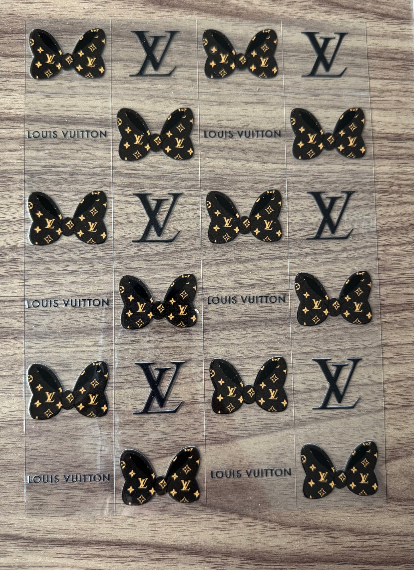 Black Loo Boujee Bows Sheet