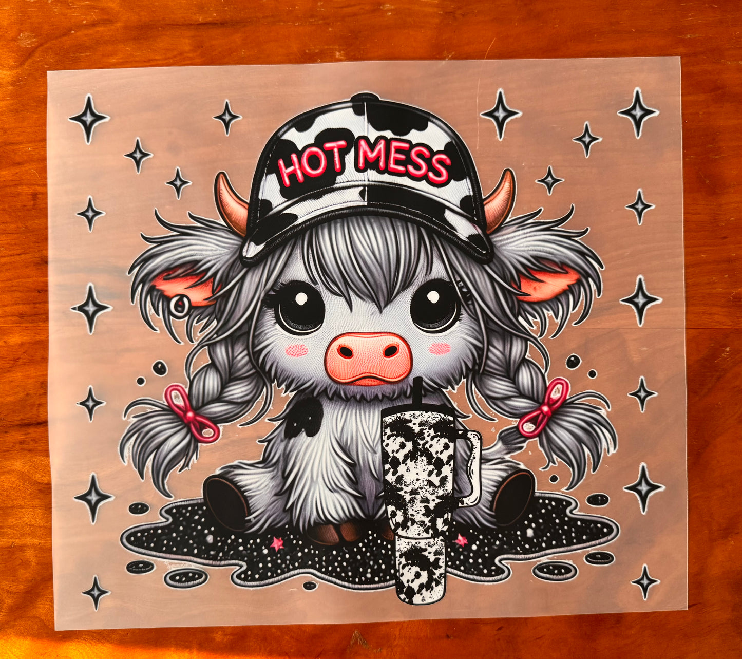 Hot Mess Cow Transfer