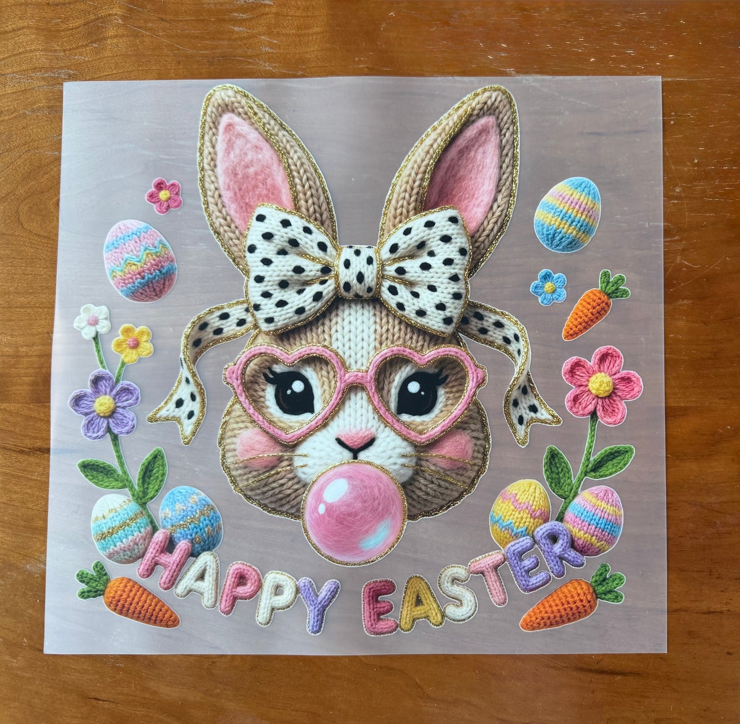 Happy Easter Bunny Transfer