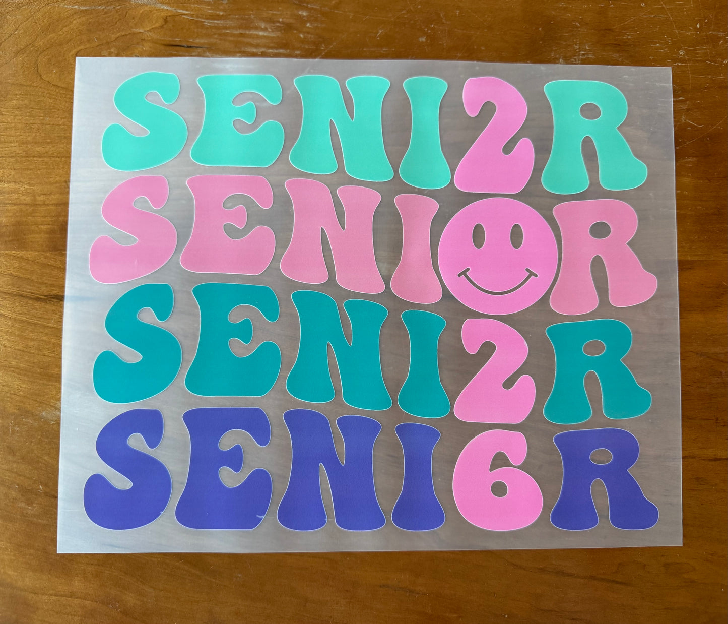Colorful Senior 2026 Transfer
