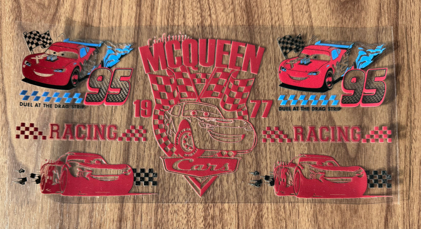 Red Vehicle Cup Wrap
