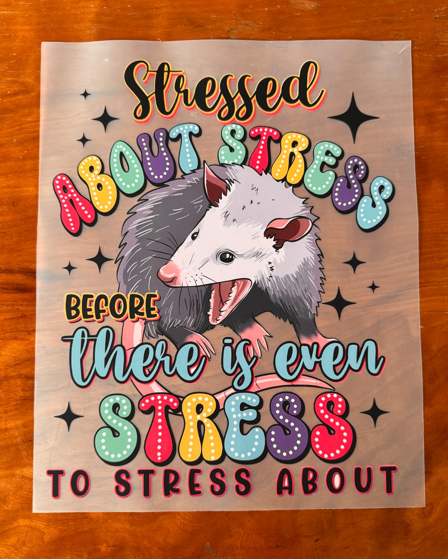 Stressed Opossum Transfer