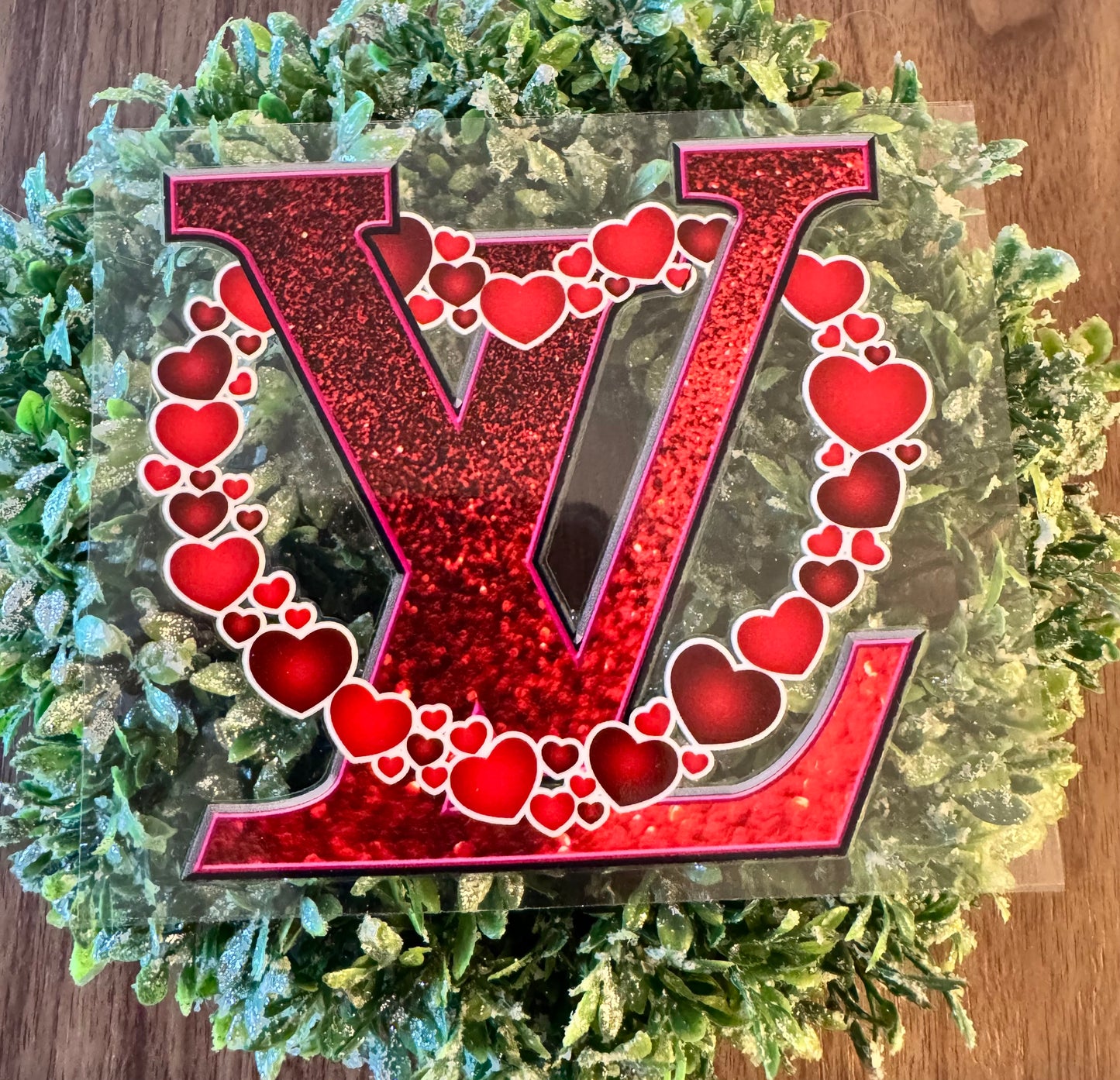 Red Heart Loo Boujee Decal