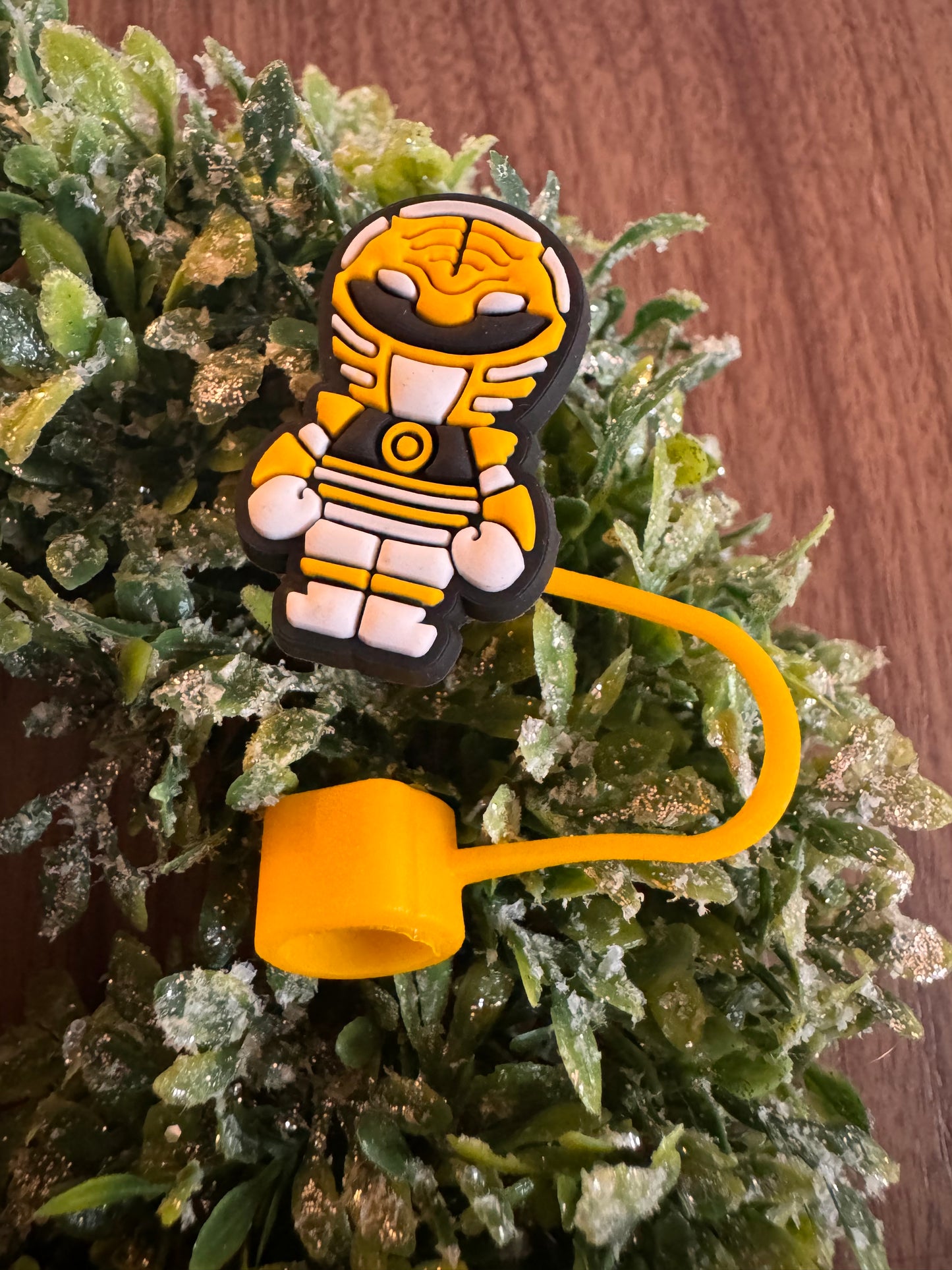 Yellow Ranger Straw Topper