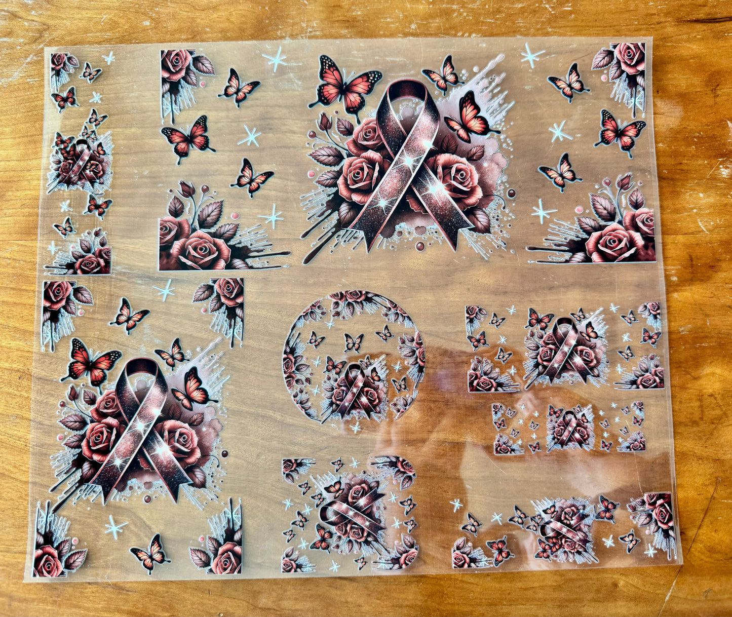 Brown Awareness Ribbon Wrap Set