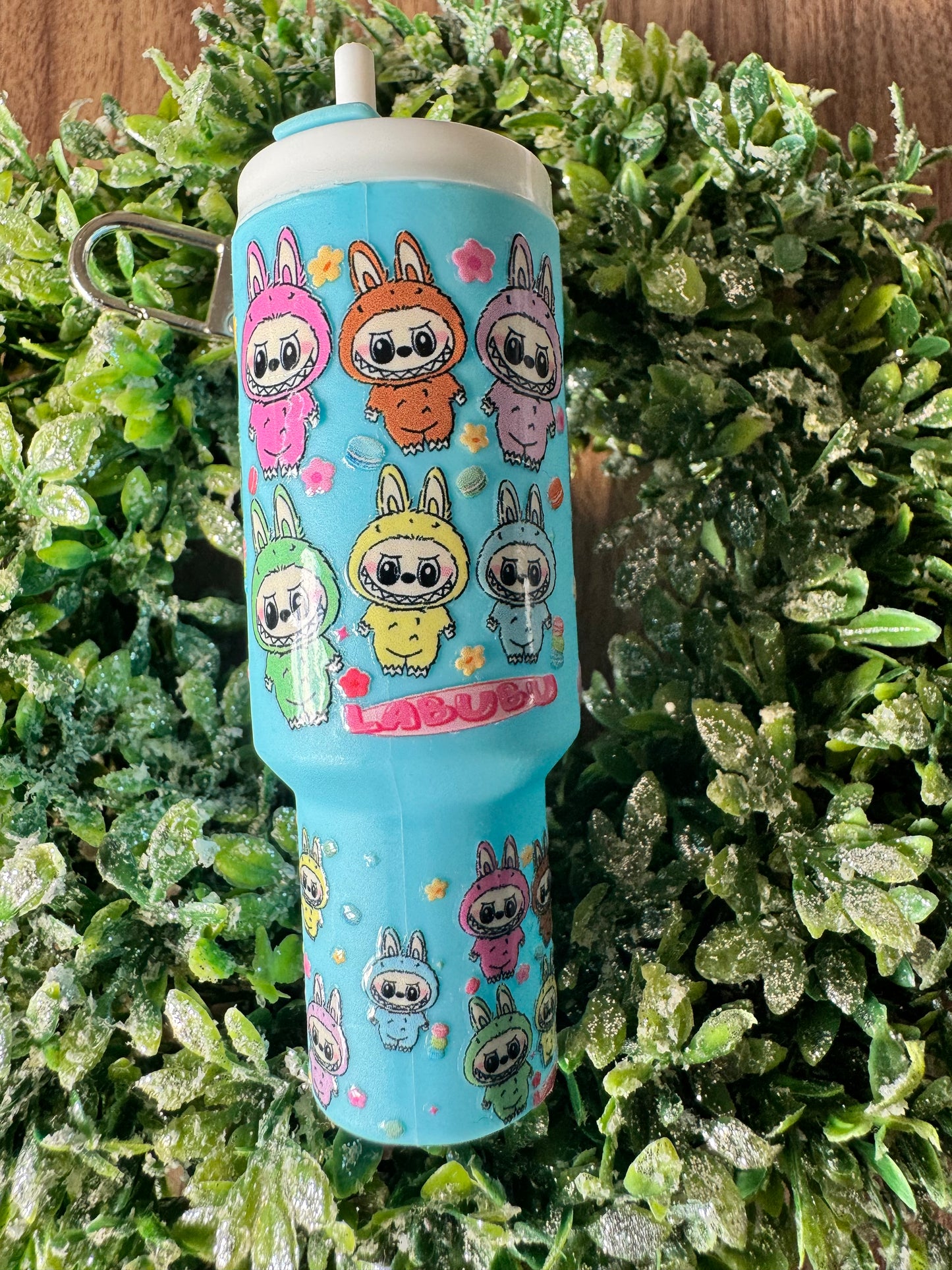 Colorful Boo-Boos Mini Tumbler Keychain