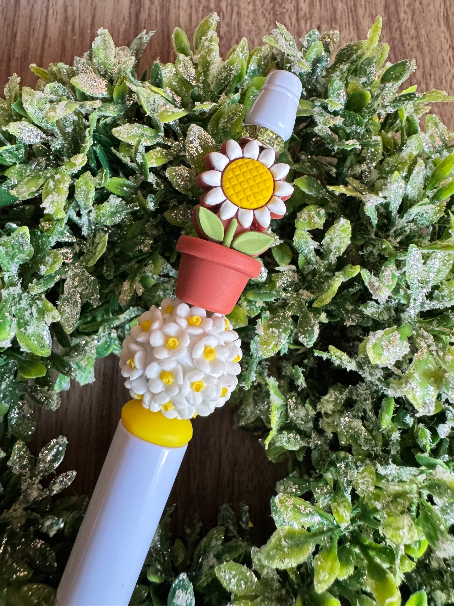 White Sunflower Pen
