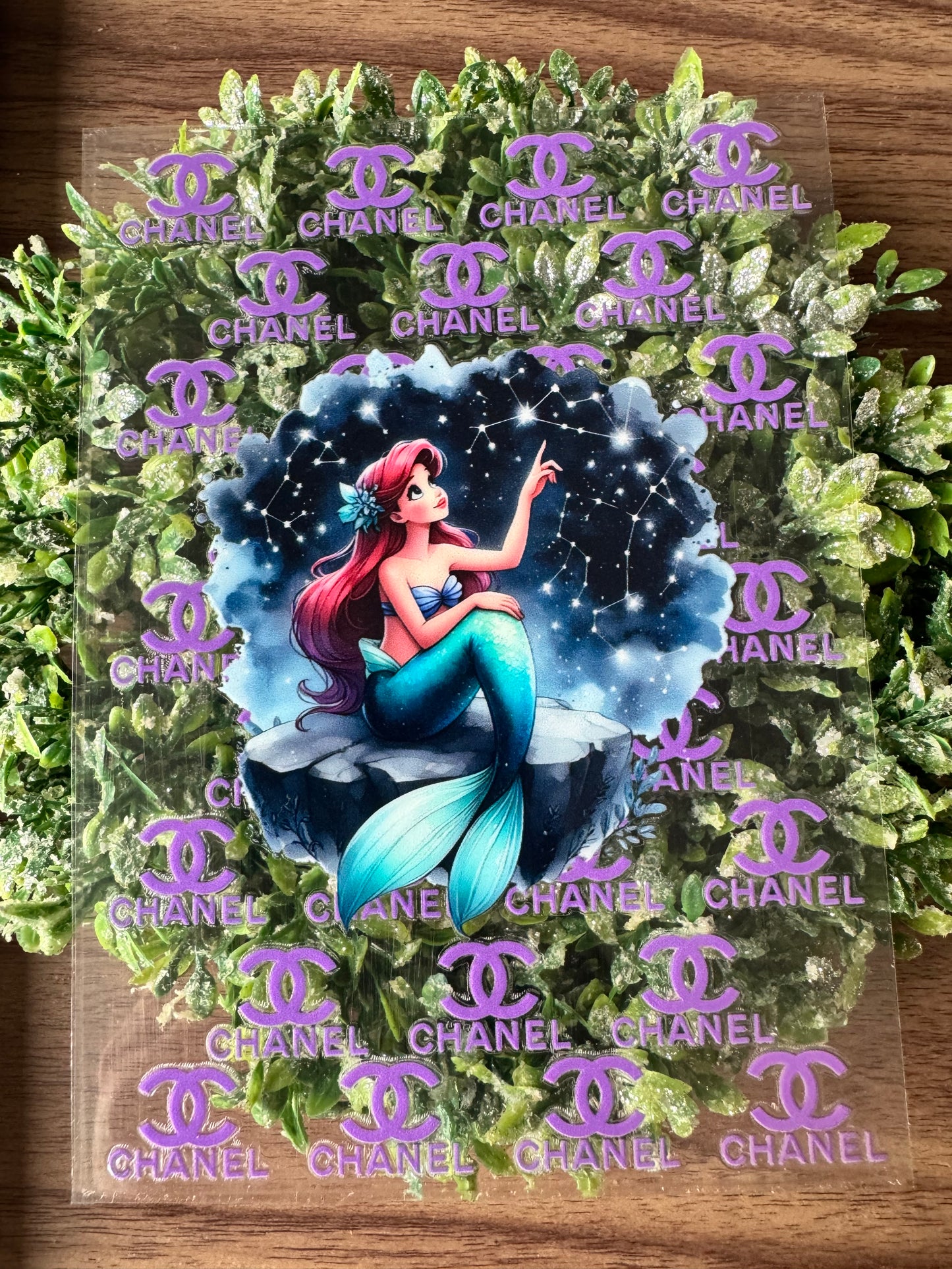 C Boujee Mermaid Princess Notebook Wrap (Small)