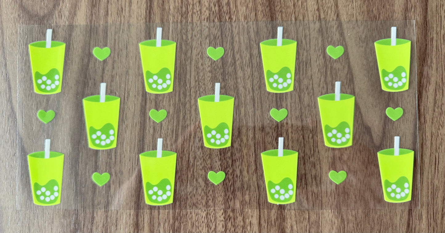 Matcha Drinks Cup Wrap