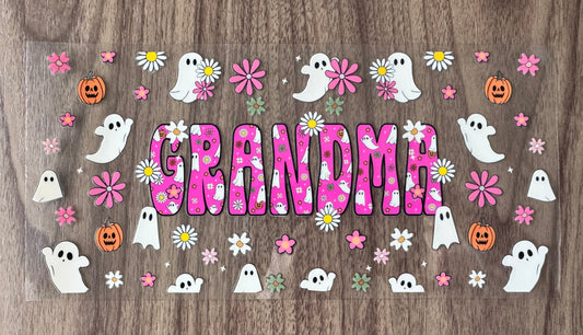 Ghost Grandma Cup Wrap