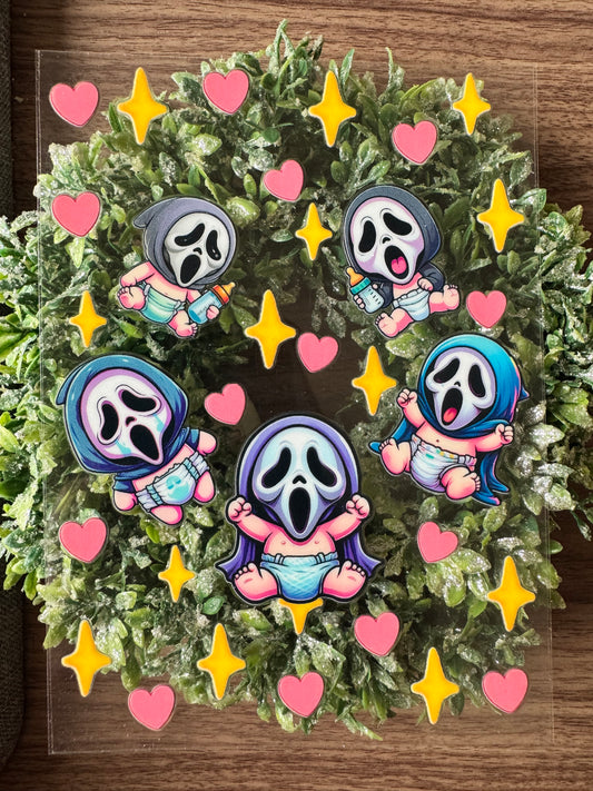 Scary Ghost Babies Notebook Wrap (small)