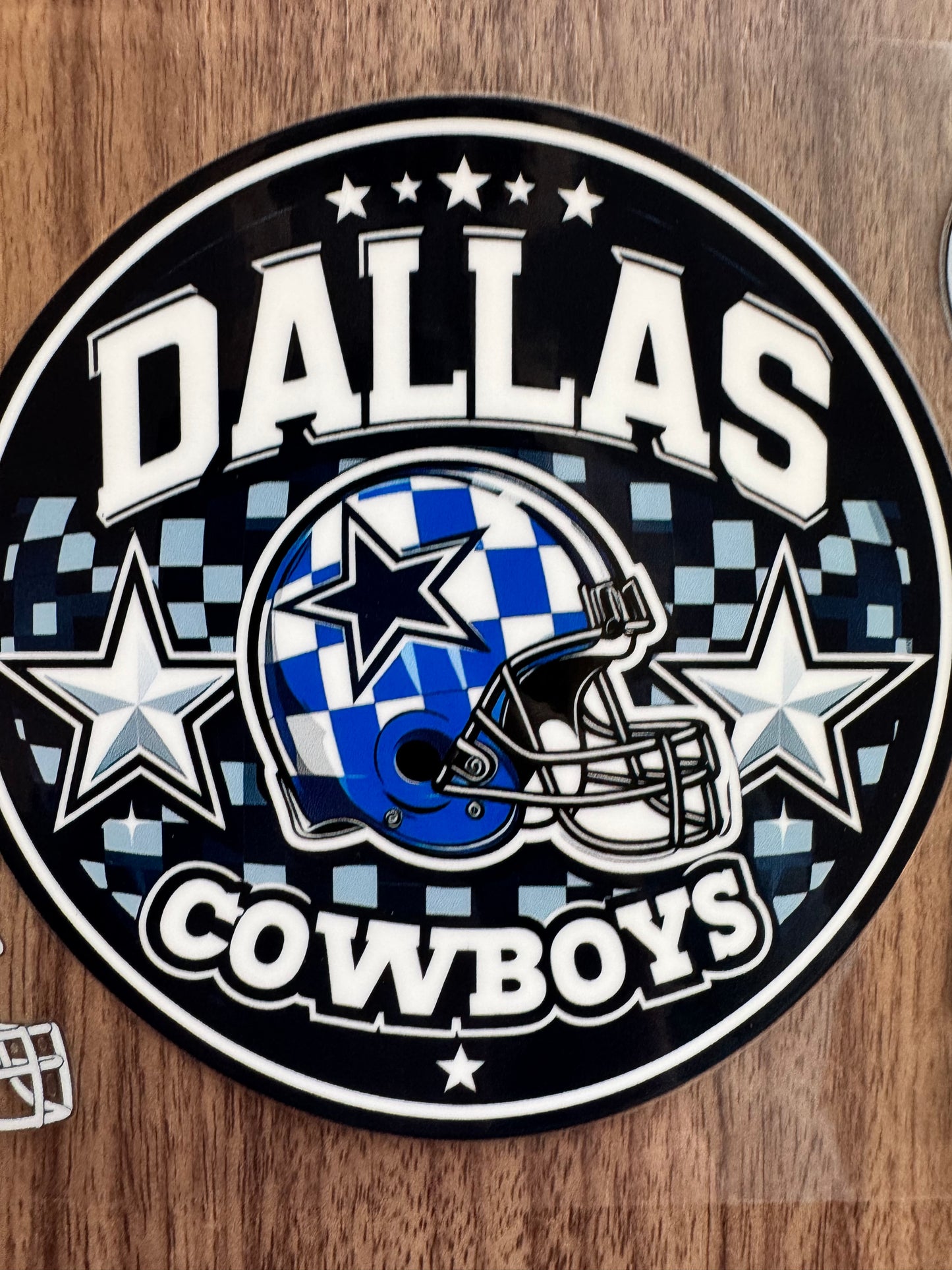 Dallas Football Helmet Cup Wrap