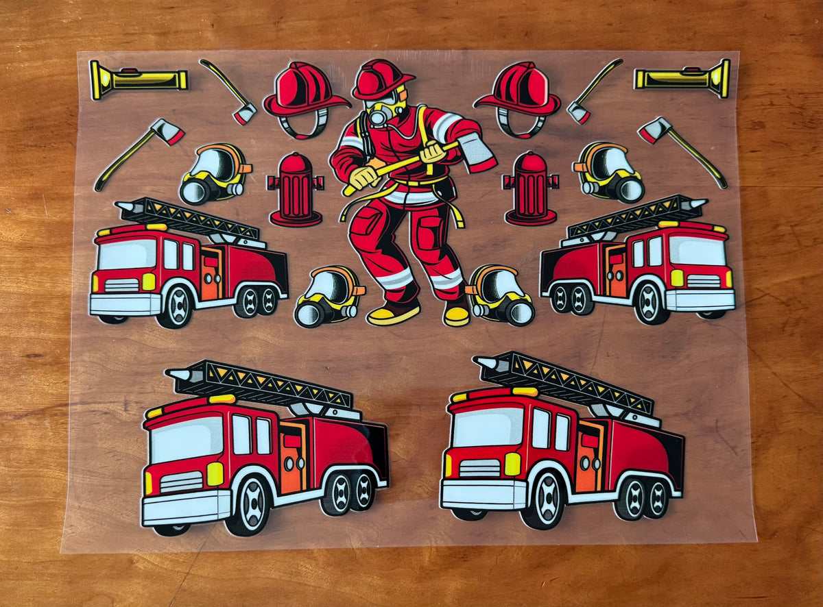 All Thing Firefighter Cup Wrap