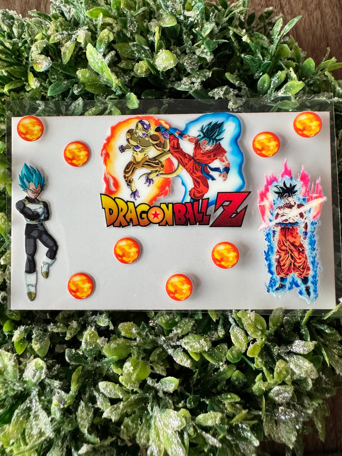 Anime Dragon Flames Card Wrap