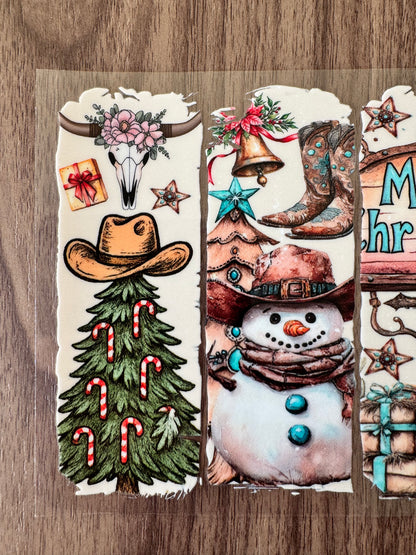 Western Merry Christmas Cup Wrap