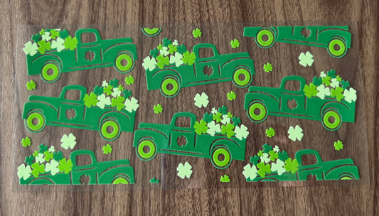 Shamrock Truck Cup Wrap
