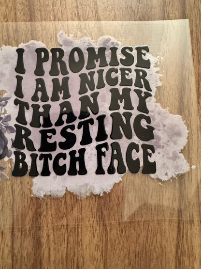 Resting B Face Cup Wrap