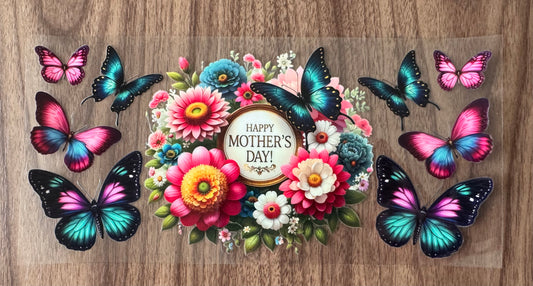 Teal/Pink Mother’s Day Cup Wrap