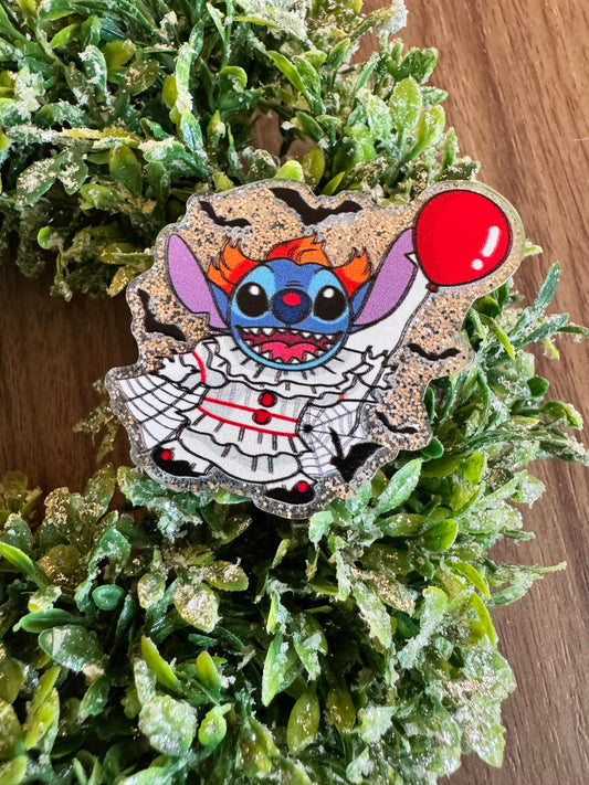 Clown Blue Alien Acrylic