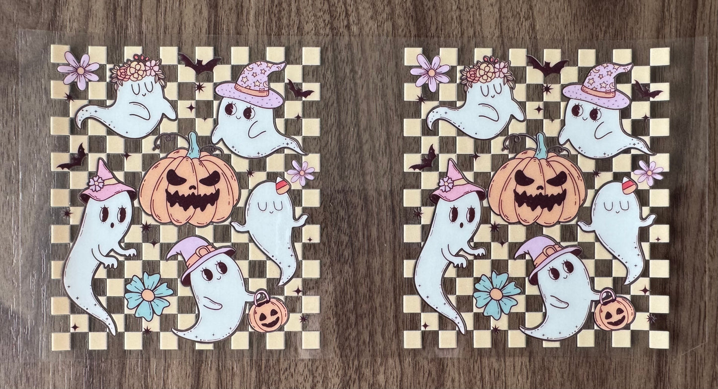 Checkered Halloween Decal Sheet