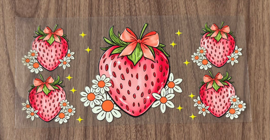 Cute Strawberry Cup Wrap