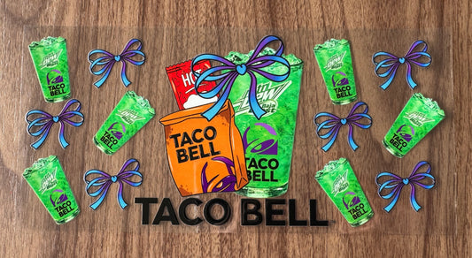 Taco Restaurant Bows Cup Wrap